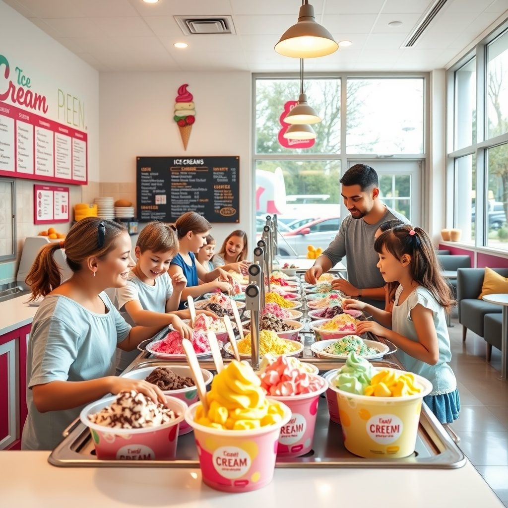 Scoop Shopのアイスクリームパーティータブ